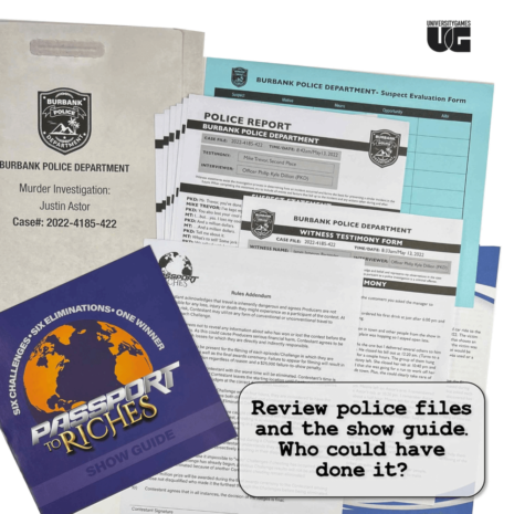 Murder Mystery Passport to Murder Mystery Puzzle, Murder Mystery Passport to Murder Mystery Puzzle,