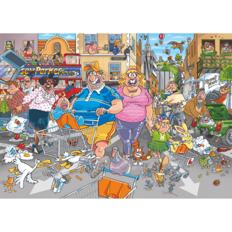 WASGIJ Original 46 Middle Aisle Madness ! image WASGIJ Original 46 Middle Aisle Madness ! image